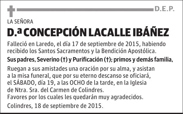 Concepción Lacalle Ibáñez