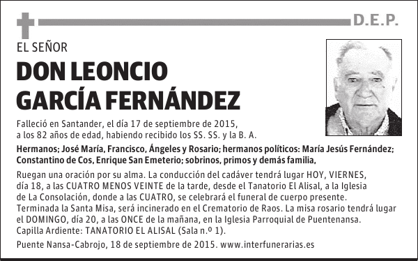 Leoncio García Fernández
