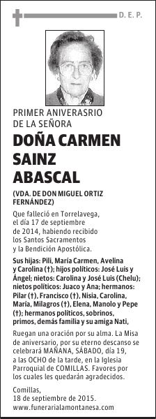 Carmen Sainz Abascal