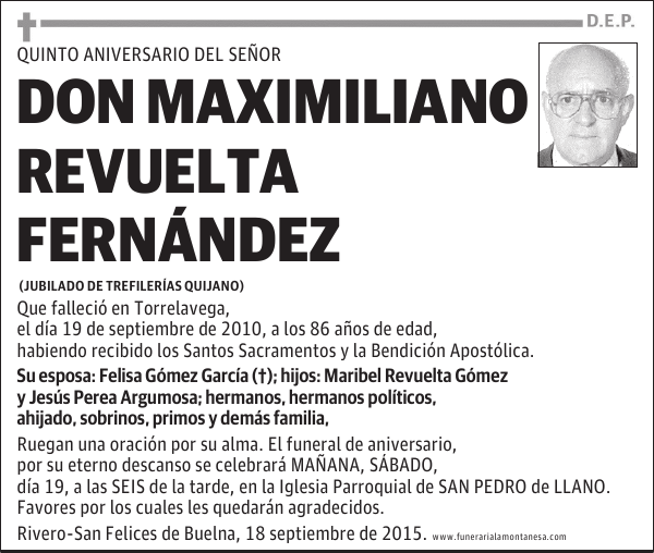 Maximiliano Revuelta Fernández