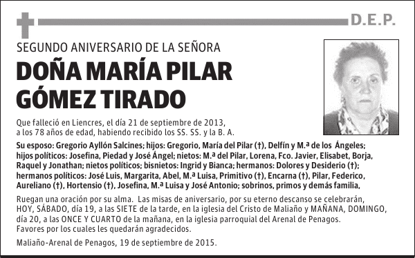 María Pilar Gómez Tirado