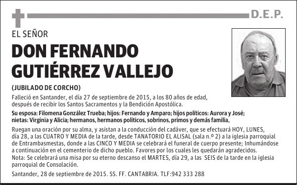 FERNANDO GUTIERREZ VALLEJO