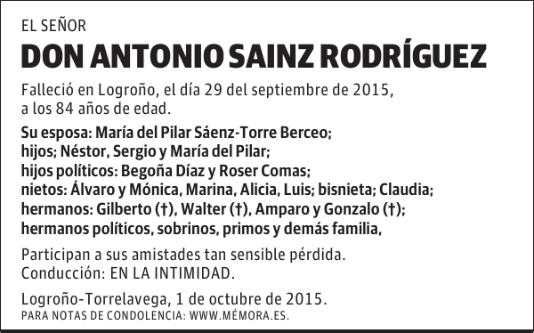 Antonio Sainz Rodríguez