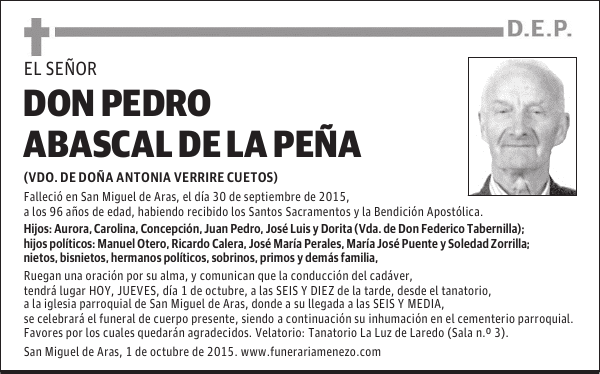 Pedro Abascal de la Peña