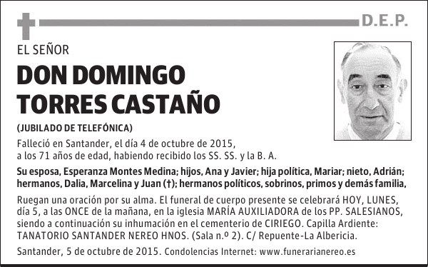 Domingo Torres Castaño