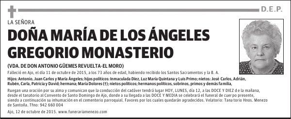 María de los Angeles Gregorio Monasterio