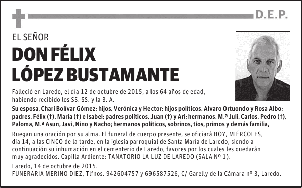 FÉLIX LÓPEZ BUSTAMANTE