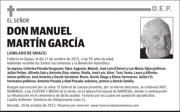 Don Manuel Martín García
