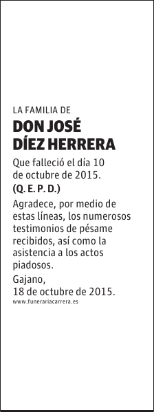 DON JOSE DIEZ HERRERA