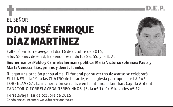 DON JOSE ENRIQUE DIAZ MARTINEZ