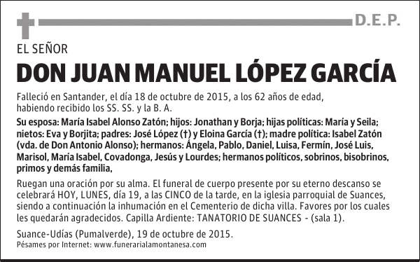 Don Juan Manuel López García