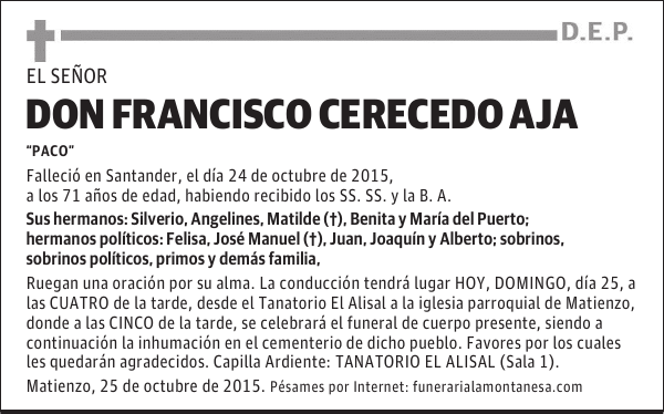 Francisco Cerecedo Aja