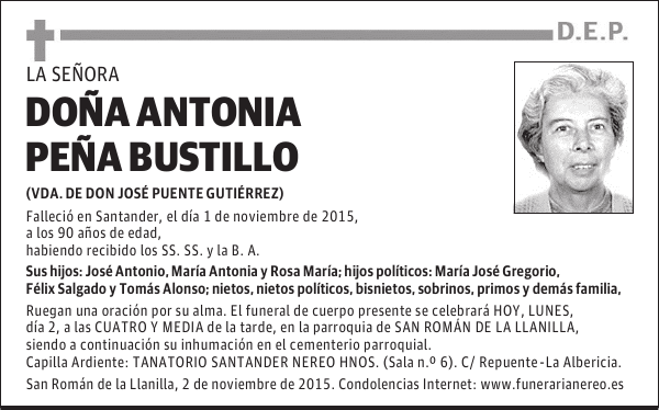 Antonia Peña Bustillo
