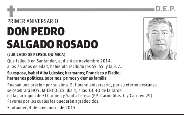 Pedro Salgado Rosado
