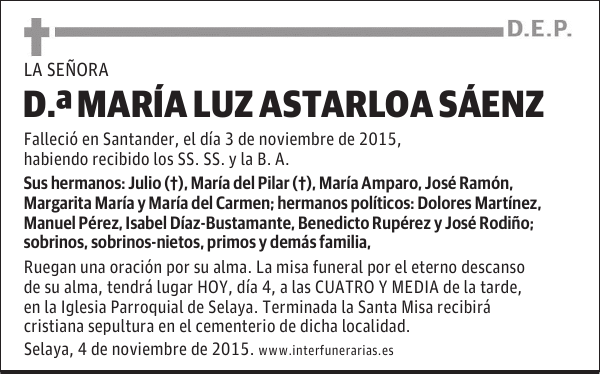 María Luz Astarloa Sáenz