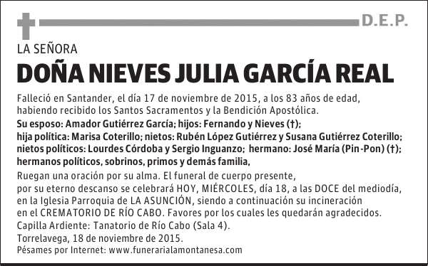 Nieves Julia García Real