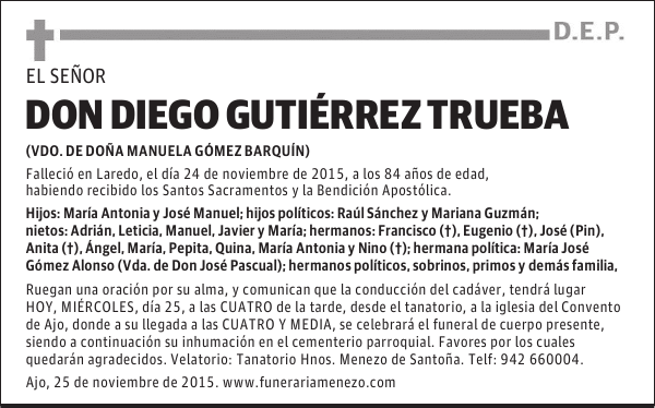 Diego Gutiérrez Trueba