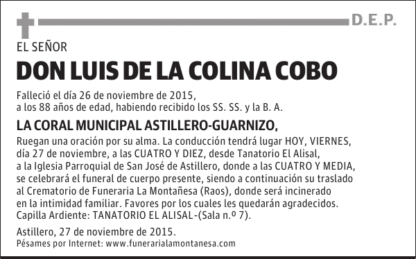 Luis de la Colina Cobo 2