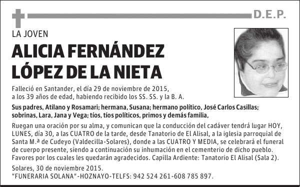 Alicia Fernández López de la Nieta