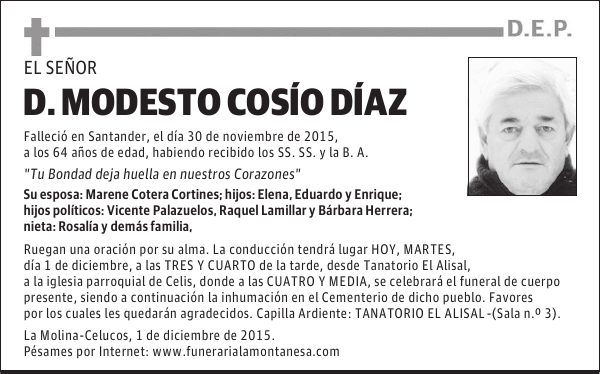 Modesto Cosío Díaz