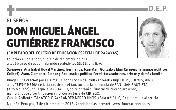 Miguel Ángel Gutiérrez Francisco
