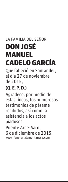 José Manuel Cadelo García