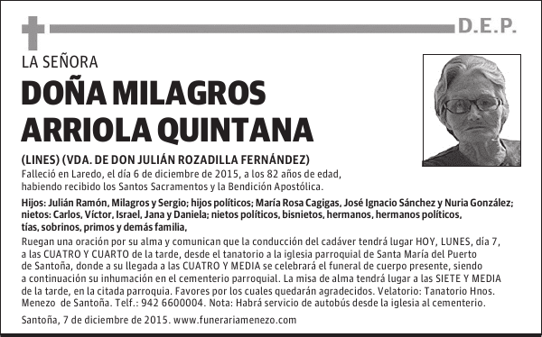 MILAGROS ARRIOLA QUINTANA