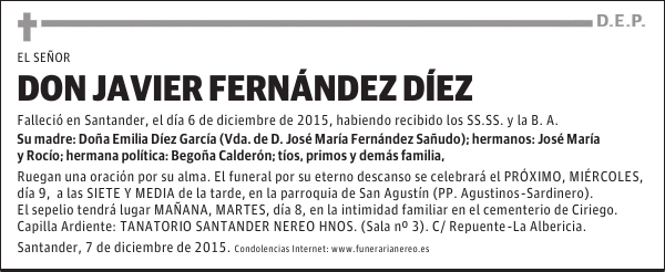JAVIER FERNÁNDEZ DÍEZ