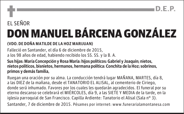 Manuel Barcena González