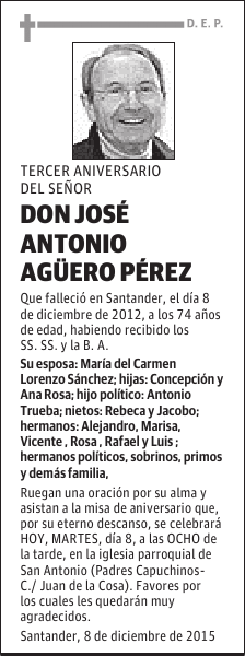 José Antonio Agüero Pérez