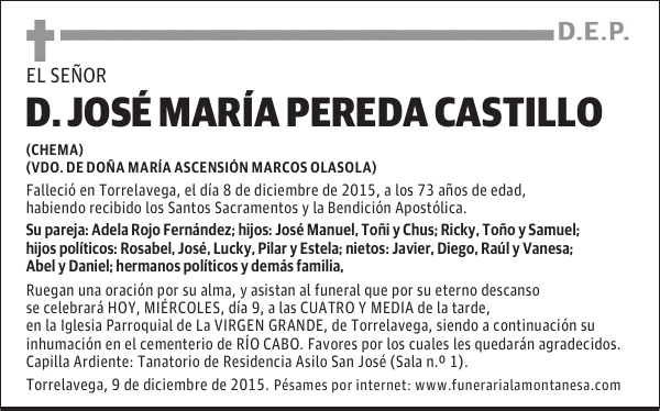 José María Pereda Castillo