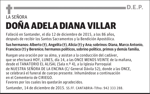 Adela Diana Villar