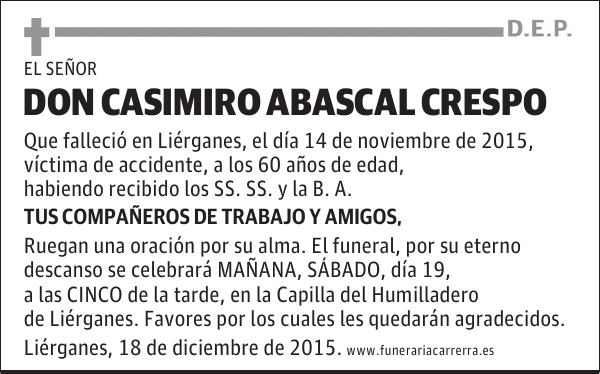 Casimiro Abascal Crespo