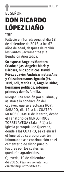 RICARDO LÓPEZ LIAÑO