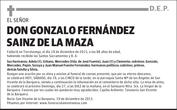 Gonzalo Fernández Sainz de la Maza