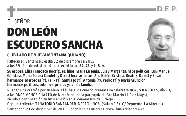 LEON ESCUDERO SANCHA