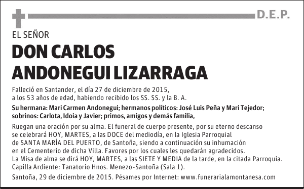 Carlos Andonegui Lizarraga
