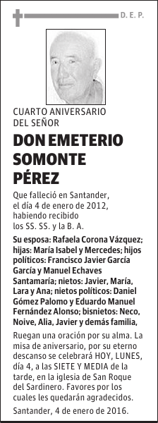 Emeterio Somonte Pérez