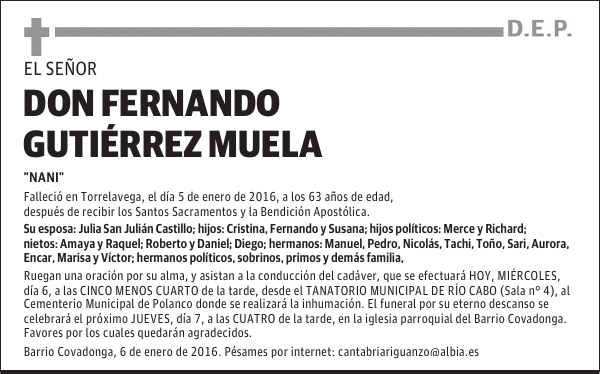 FERNANDO GUTIÉRREZ MUELA