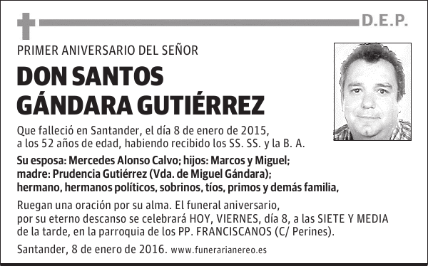 Santos Gándara Gutiérrez