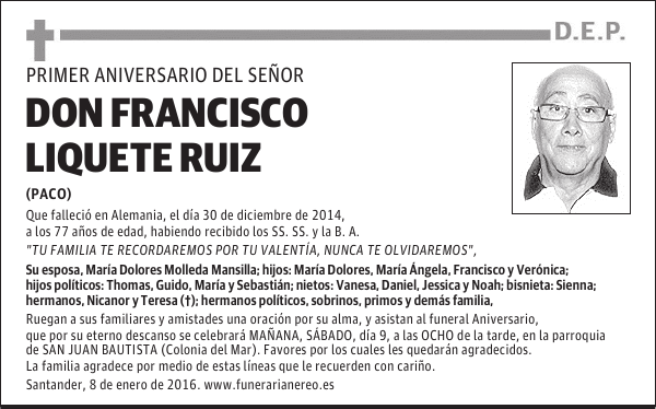 Francisco Liquete Ruiz