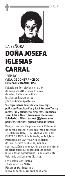 Josefa Iglesias Carral