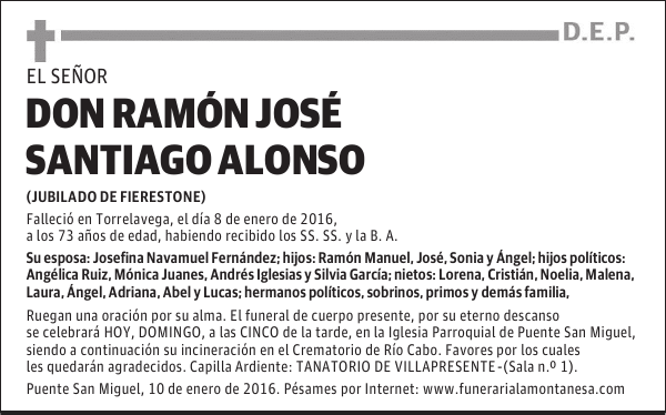Ramón José Santiago Alonso