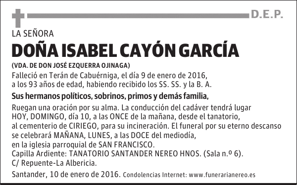 Isabel Cayón García