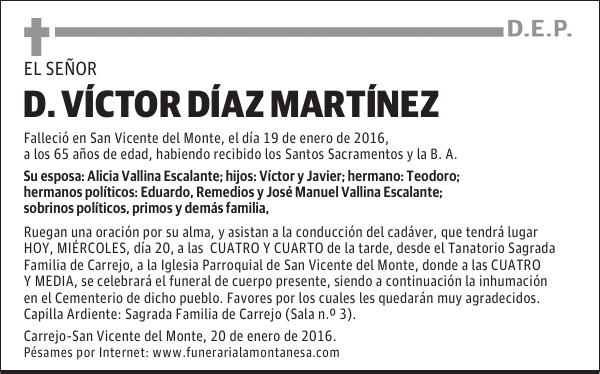 VÍCTOR DÍAZ MARTÍNEZ