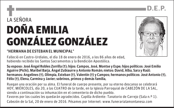 Emilia González González
