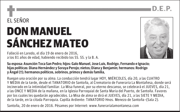 Manuel Sanchez Mateo