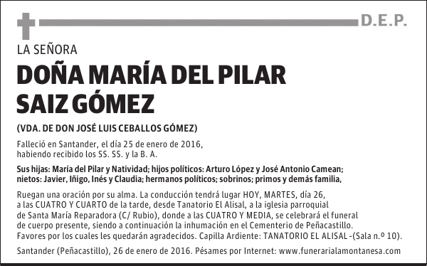 María del Pilar Saiz Gómez