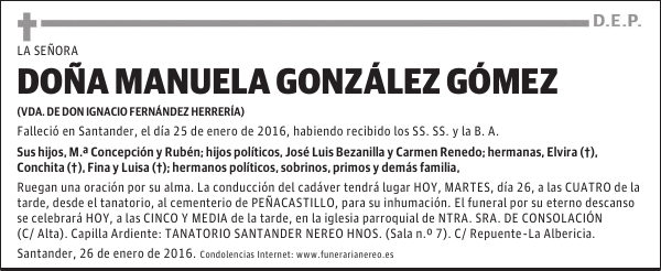 Manuela González Gómez