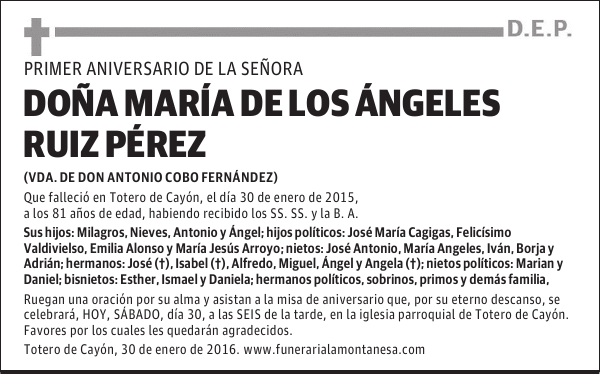 Maria de los Angeles Ruiz Pérez